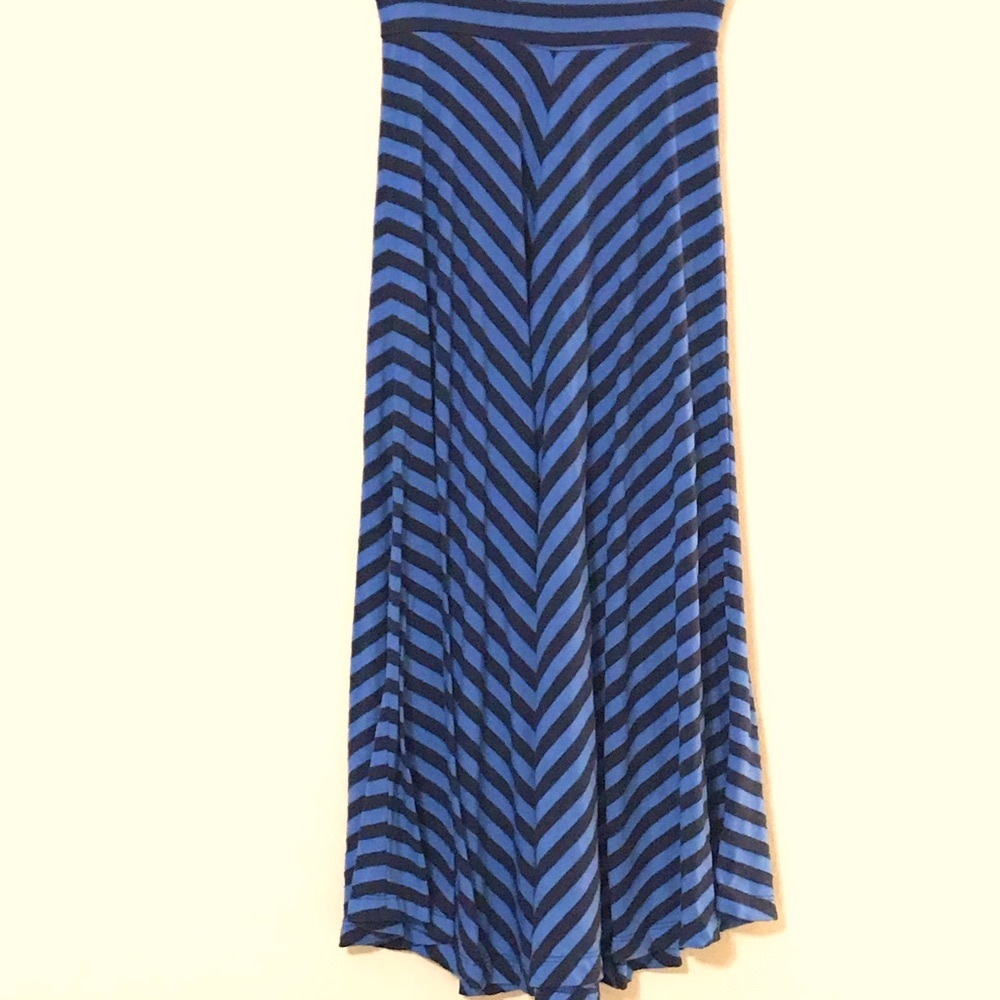 Kenneth Cole vintage striped maxi skirt